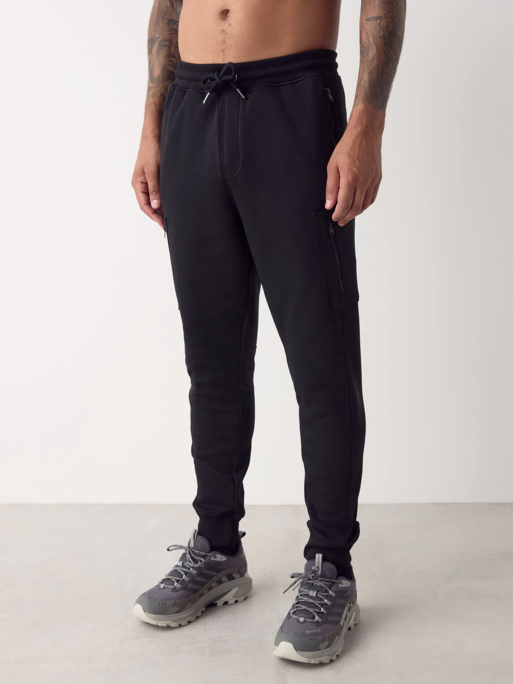 Zwart - Utility Style Cargo Joggers