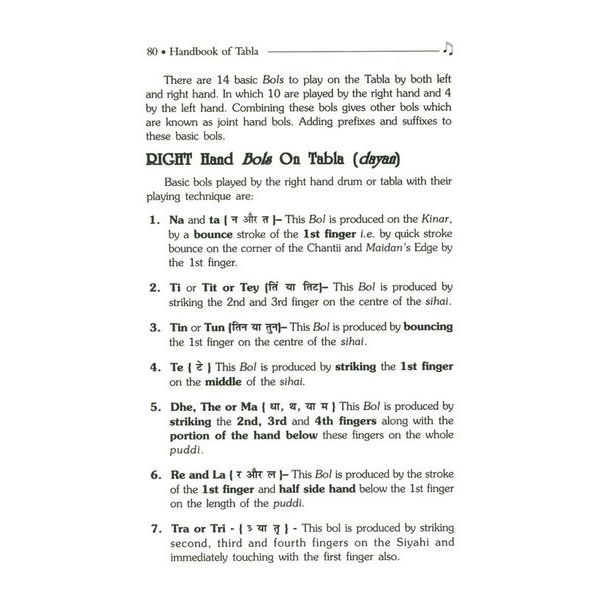 Pankaj Publications Learn to Play Tabla I & II