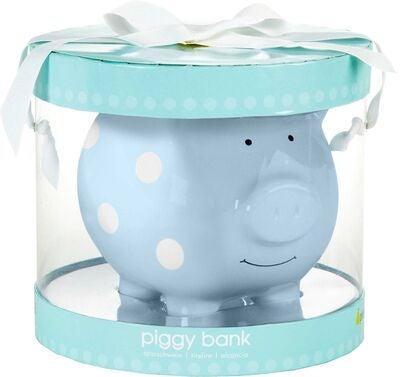 Pearhead Sparegris Medium, Polka Dot Blue