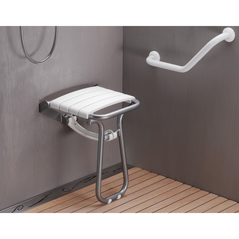 Siège de douche escamotable
