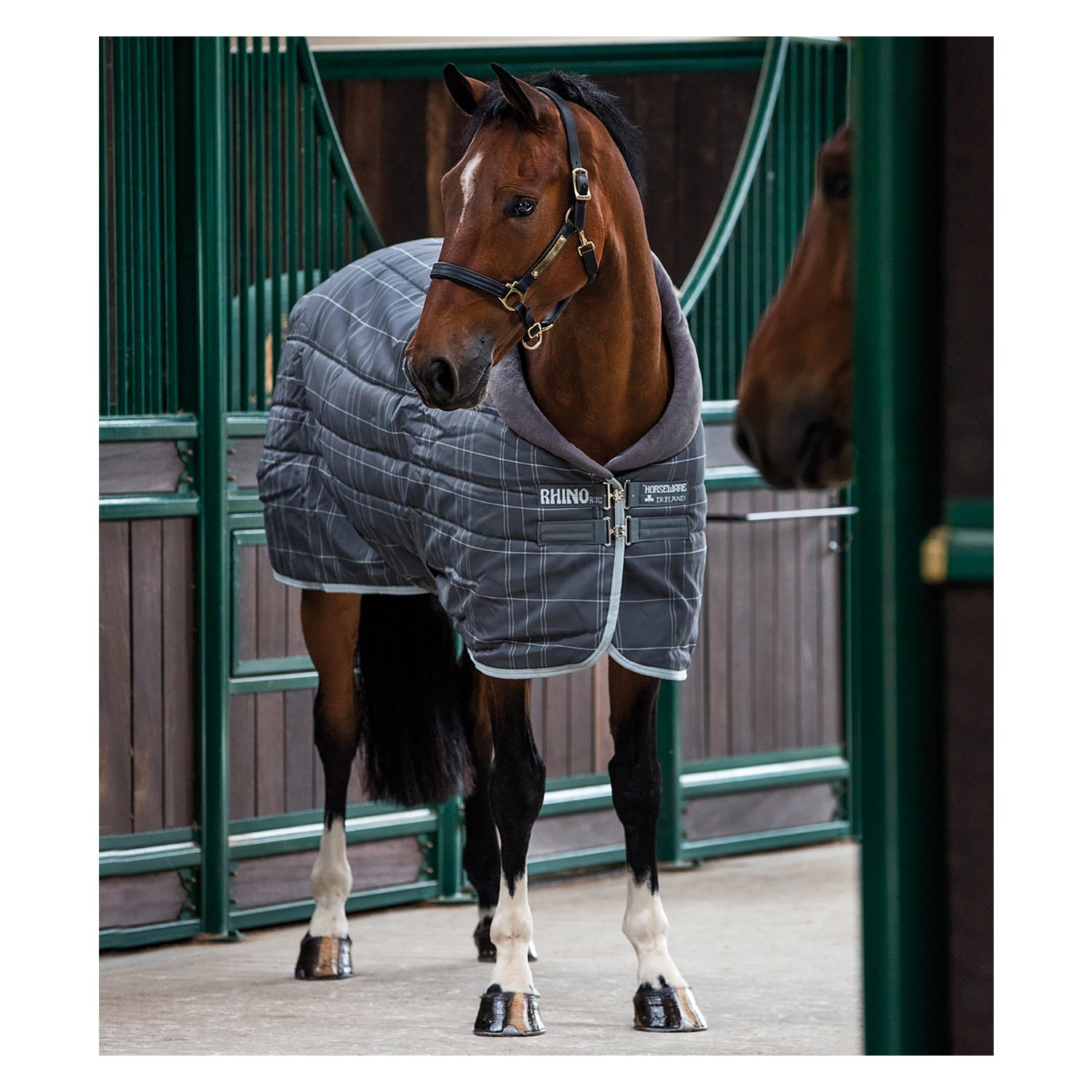 HORSEWARE Stalldecke RHINO Original Stable Medium Vari-Layer  - charcoal