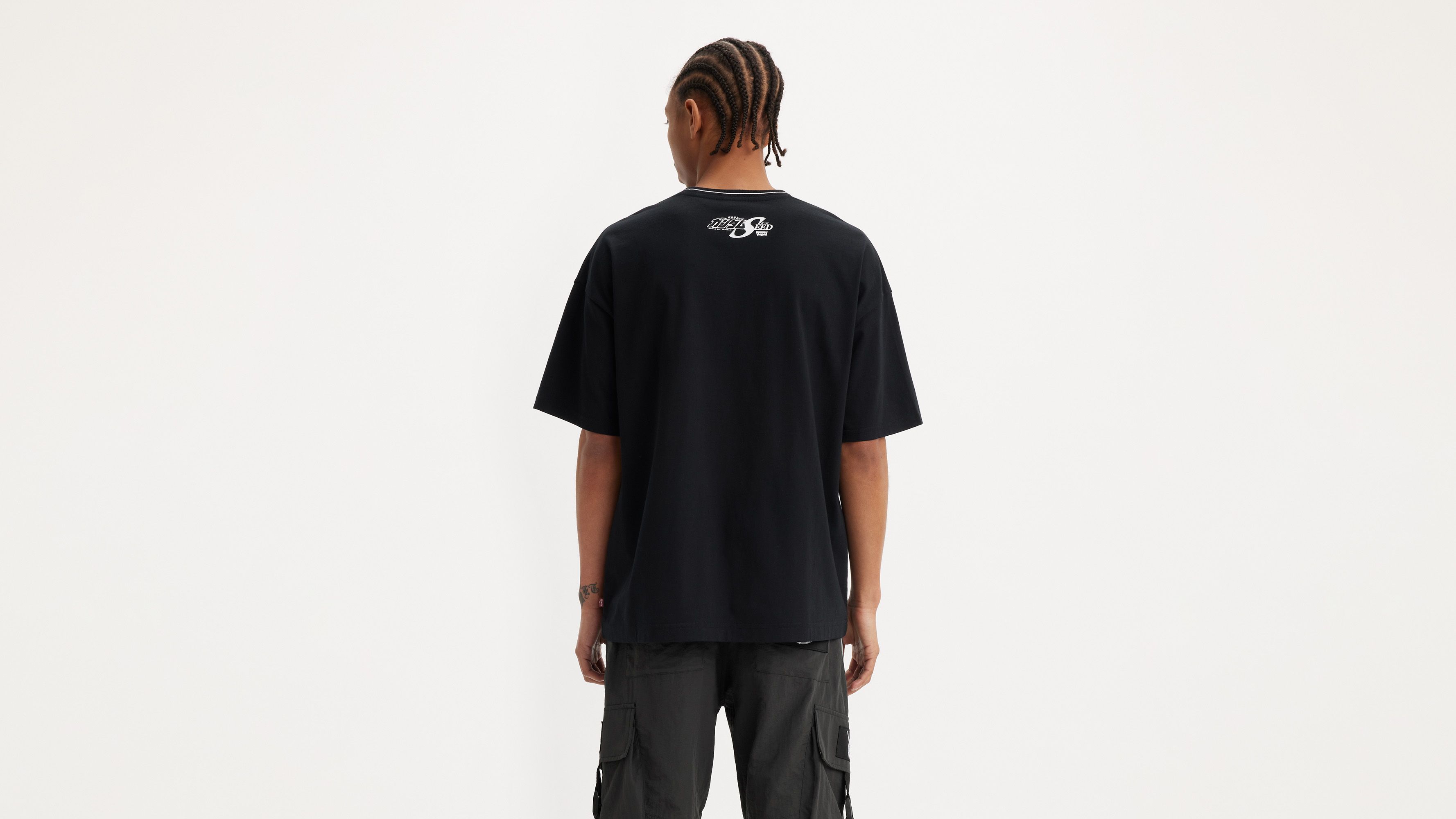 T-shirt boxy Levi's® x Gundam SEED - Destruction Black - Noir