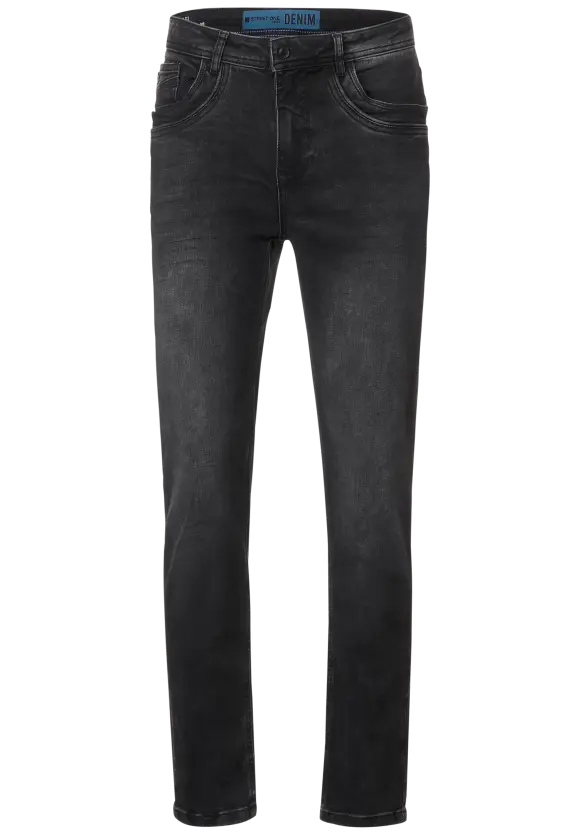 Slim Fit Jeans - black random wash