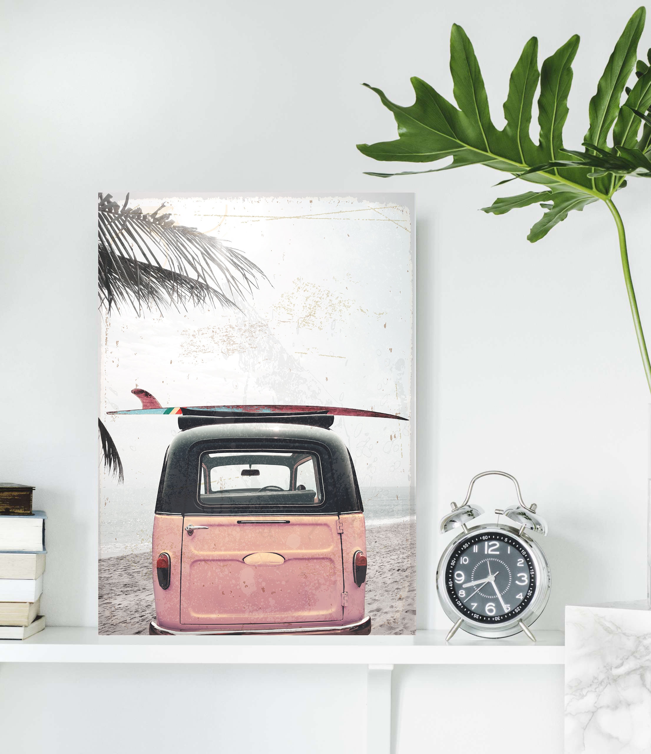 queence Metallbild »Vanlife« Auto 1 Stk. tlg.
