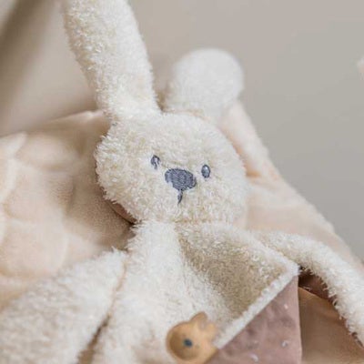 Nattou Lapidou Teddy Koseklut Trekant, Benhvit