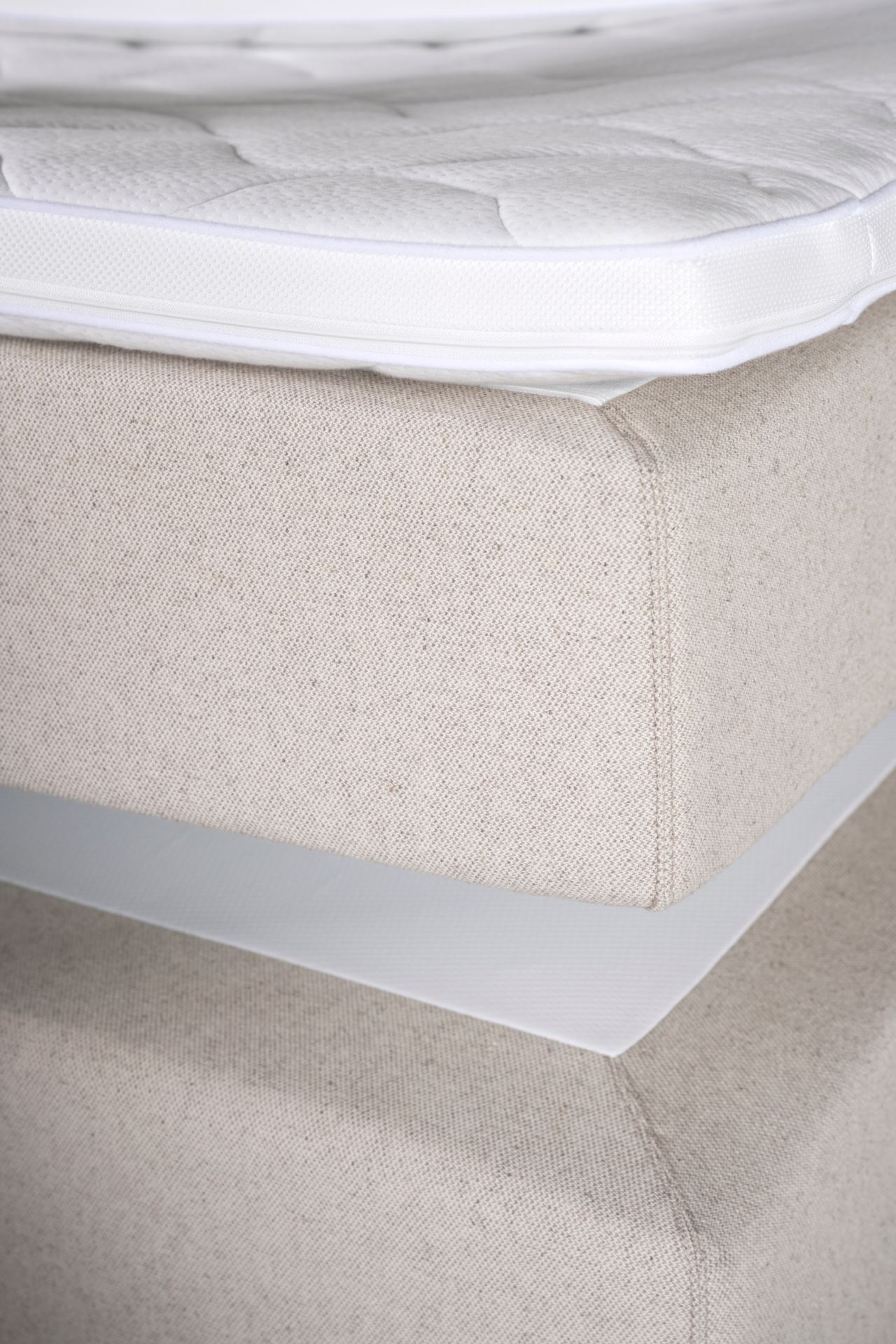 Kontinentalseng medium komfort natur - 150x200 cm