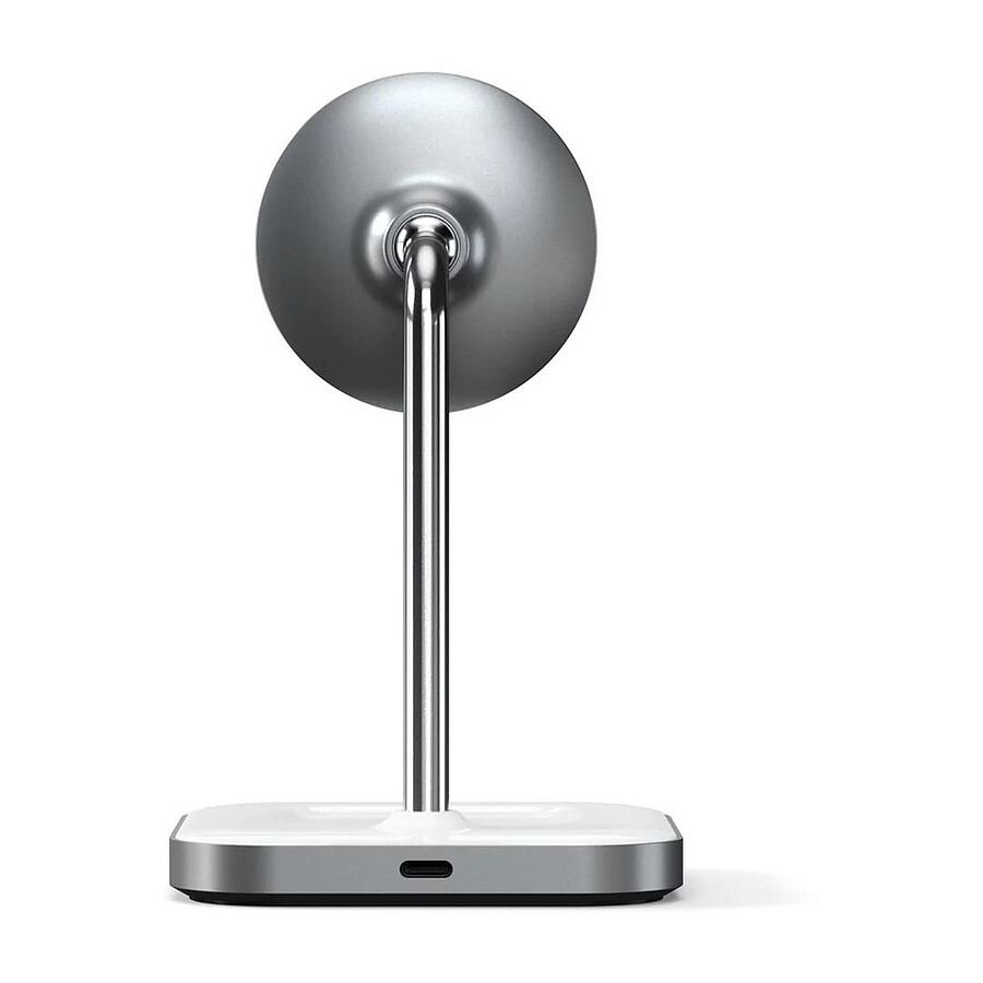 SATECHI Stand de Charge sans fil 2-en-1 en 7.5W pour iPhone 12/13 - Gris