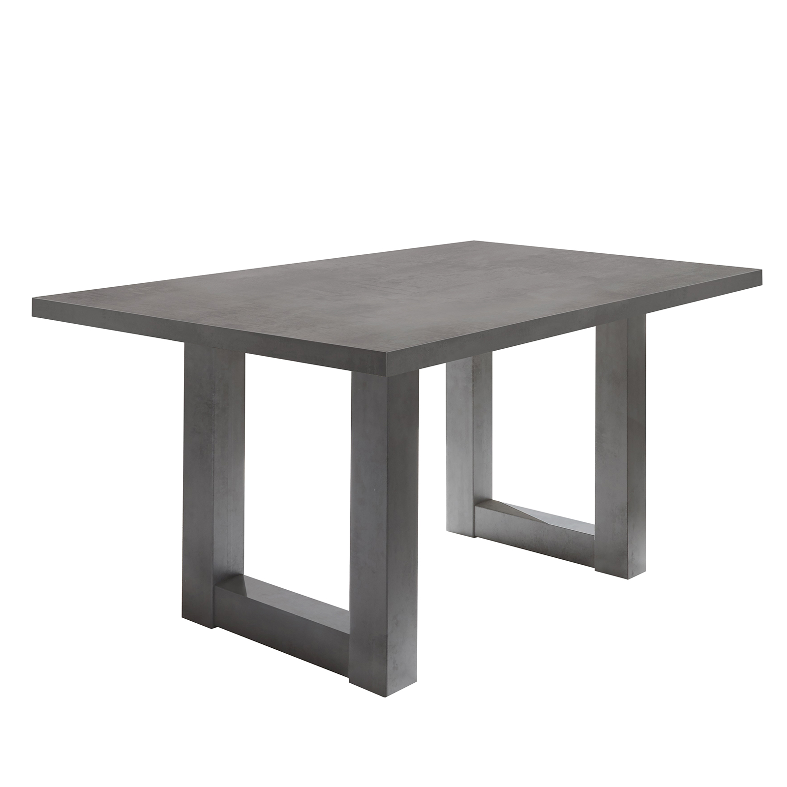 Esstisch - Graphitoptik - 138 cm breit