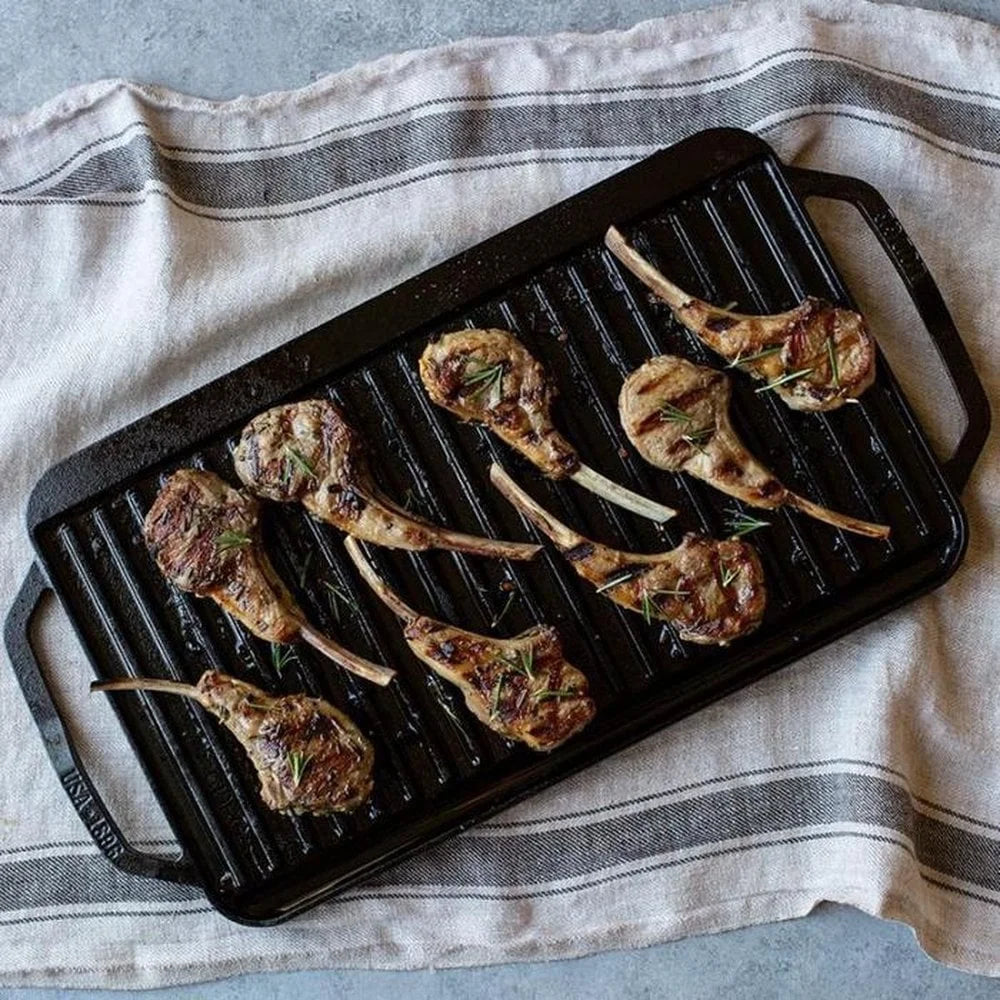 Lodge Reversibel Bak- en Grillplaat dubbelzijdig 51 x 27