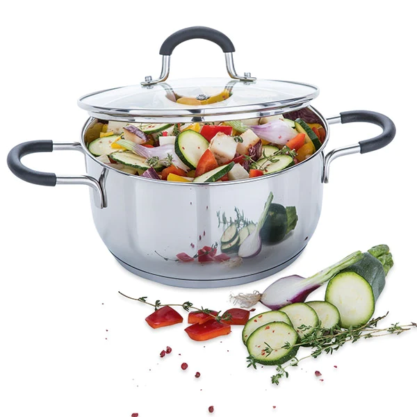 Faitout inox Rapid Cook avec couvercle 20 cm 3,1 L Mathon
