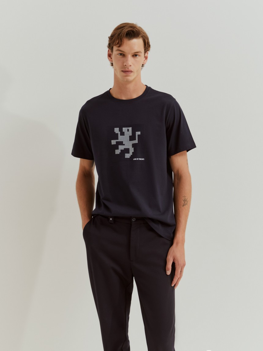 T-shirt de algodão Lion of Porches