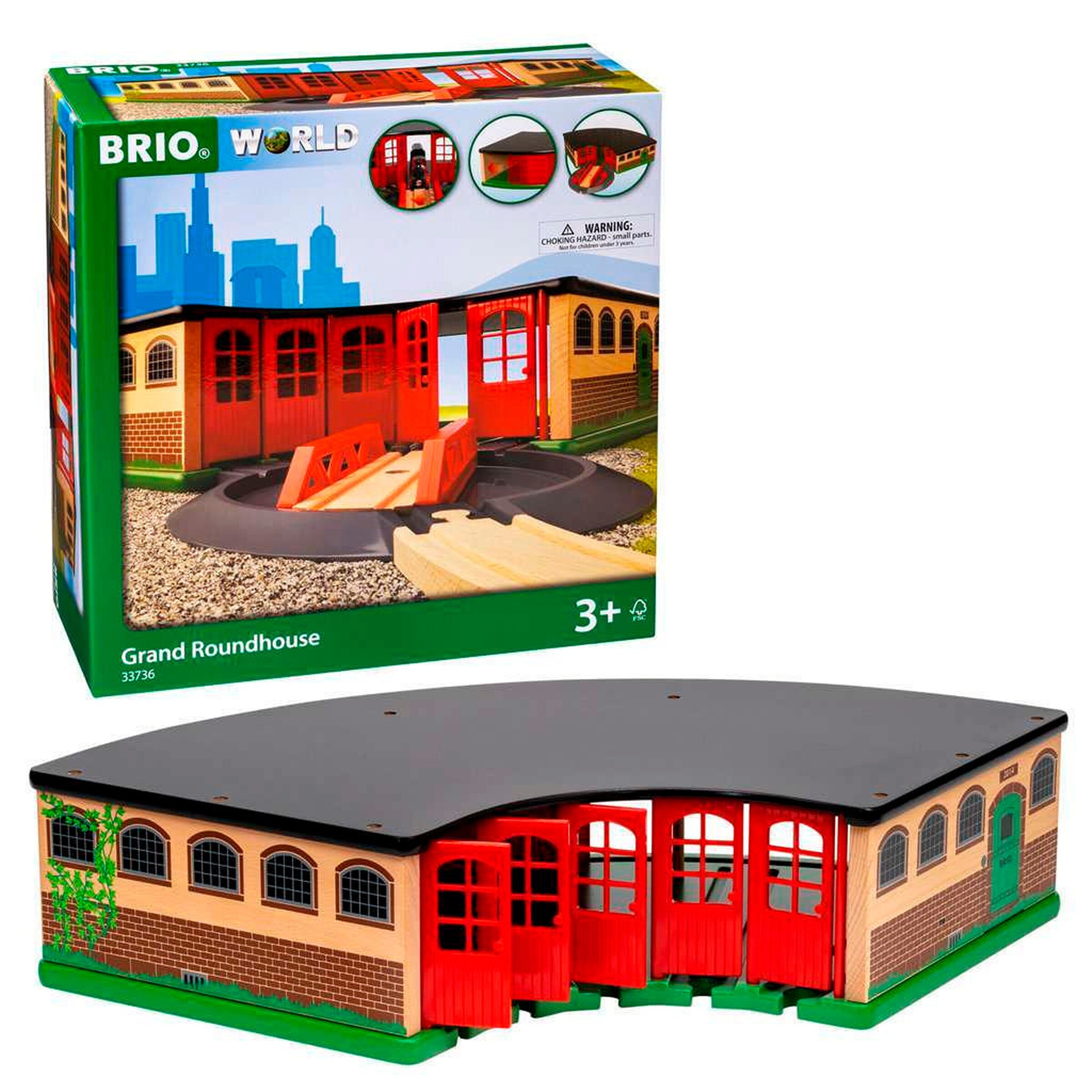 BRIO Großer Ringlokschuppen