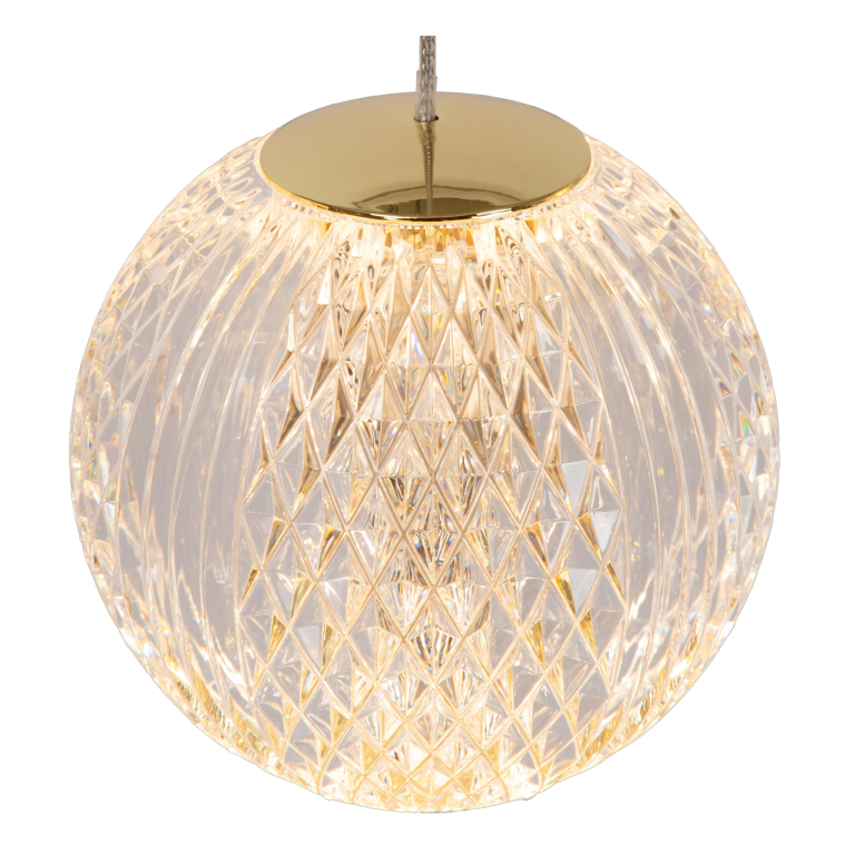 Lucide Cintra 1 hanglamp LED transparant