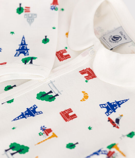 Pyjama sans pieds imprimé Paris en coton bébé