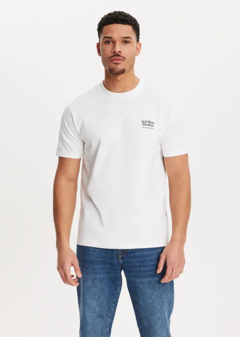 T-shirt met print flowers wit (WIT)