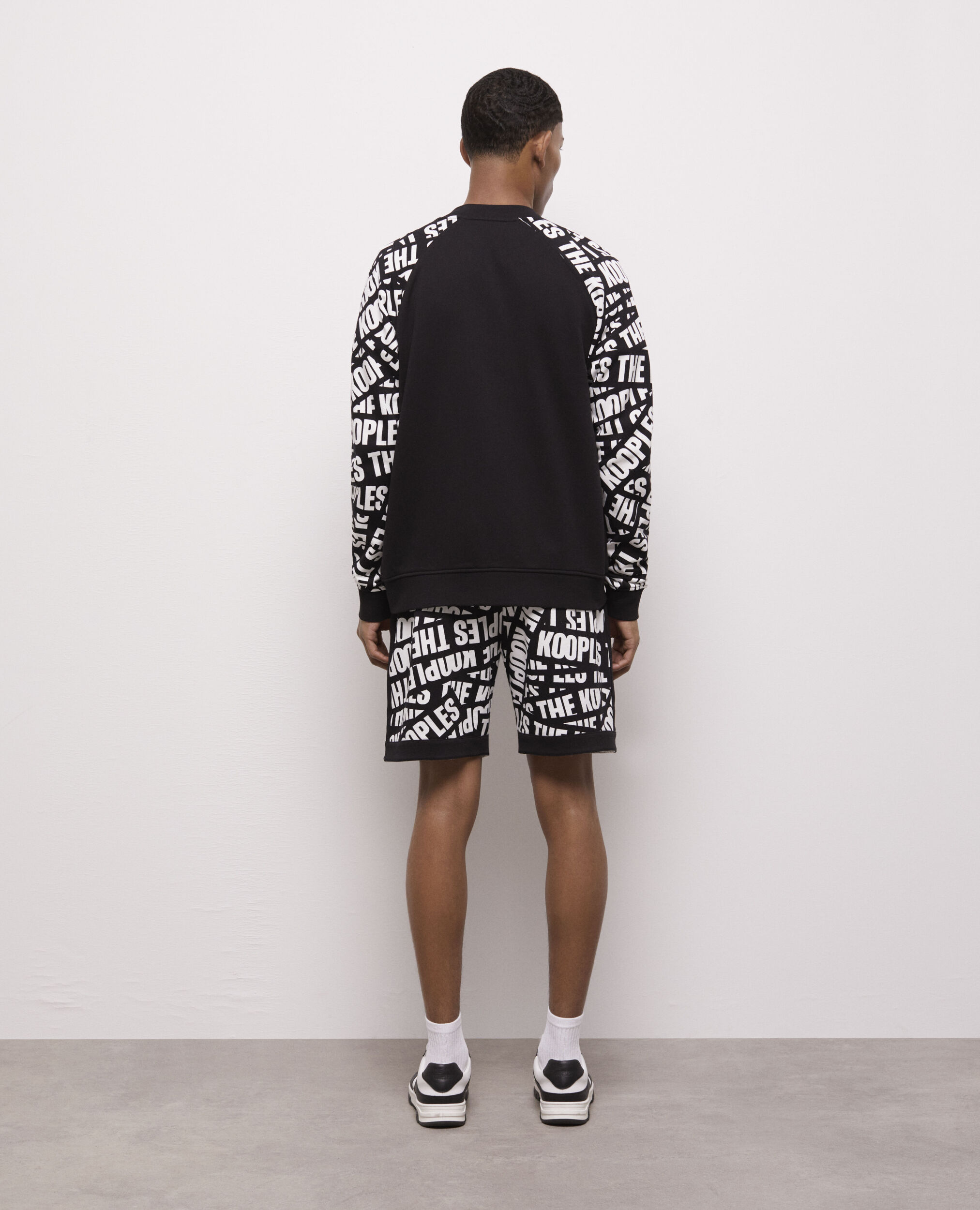 Veste de survêtement noire Tape logo