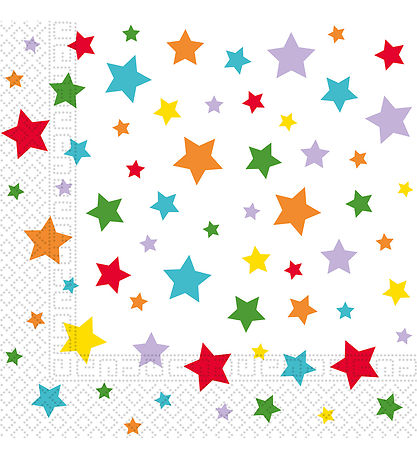 Decorata Party Servietten - 20er-Pack - 33x33 cm - Mehrfarbig Br
