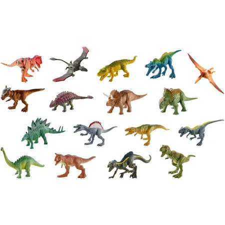 Mattel Jurassic World Mini Action Dinos sortiert