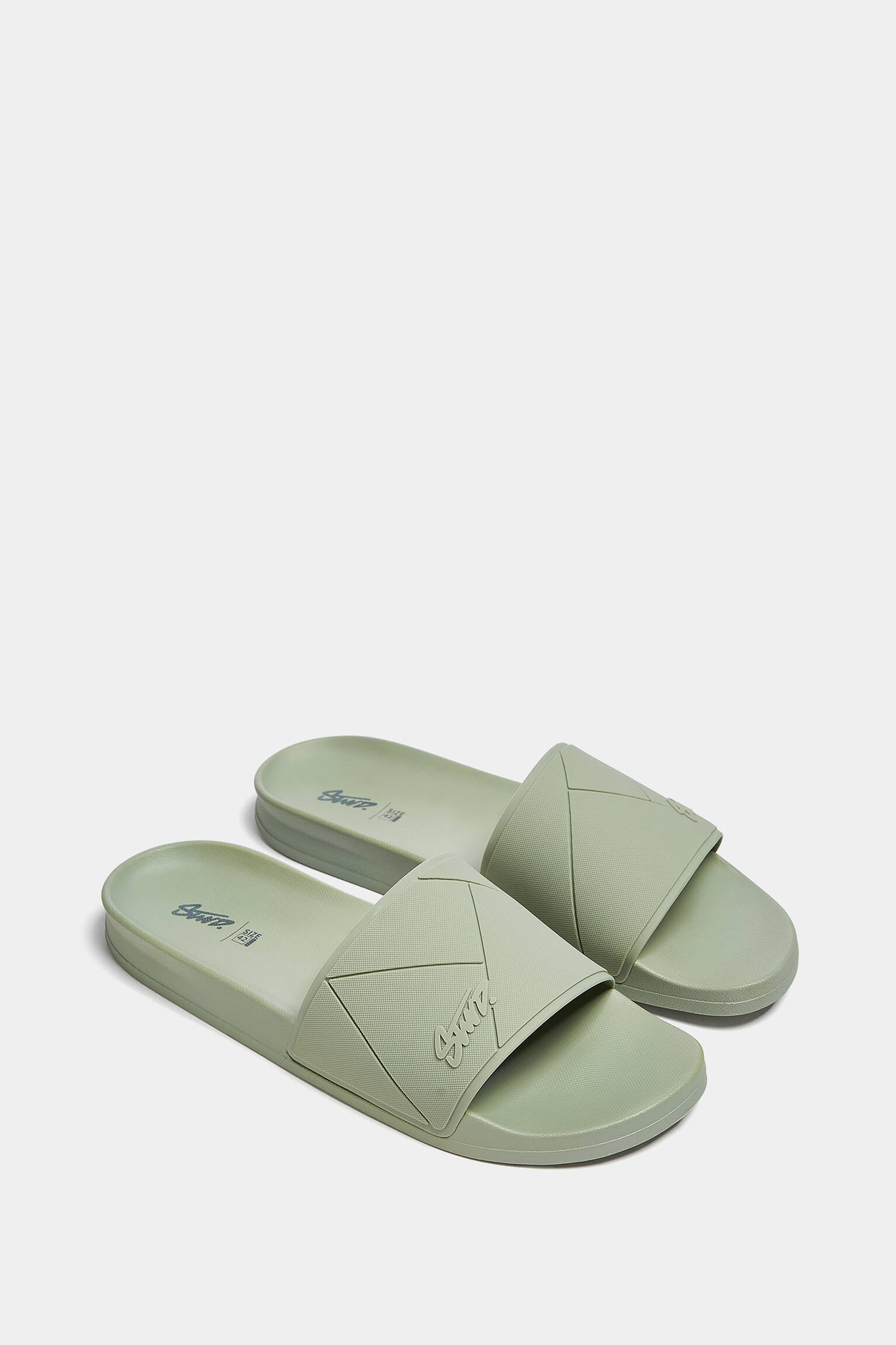 CHINELO STWD BORRACHADO - VERDE
