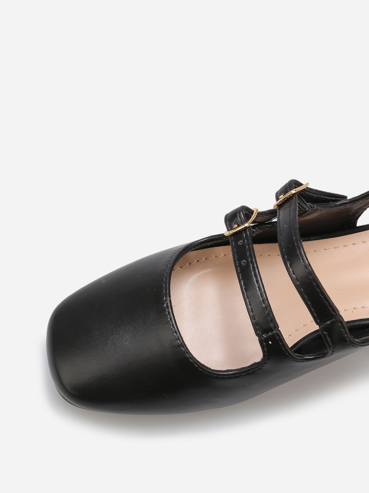 Babies slingback à double brides- Noir