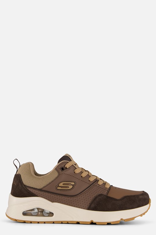 Skechers Uno-Retro One Sneakers bruin Suede