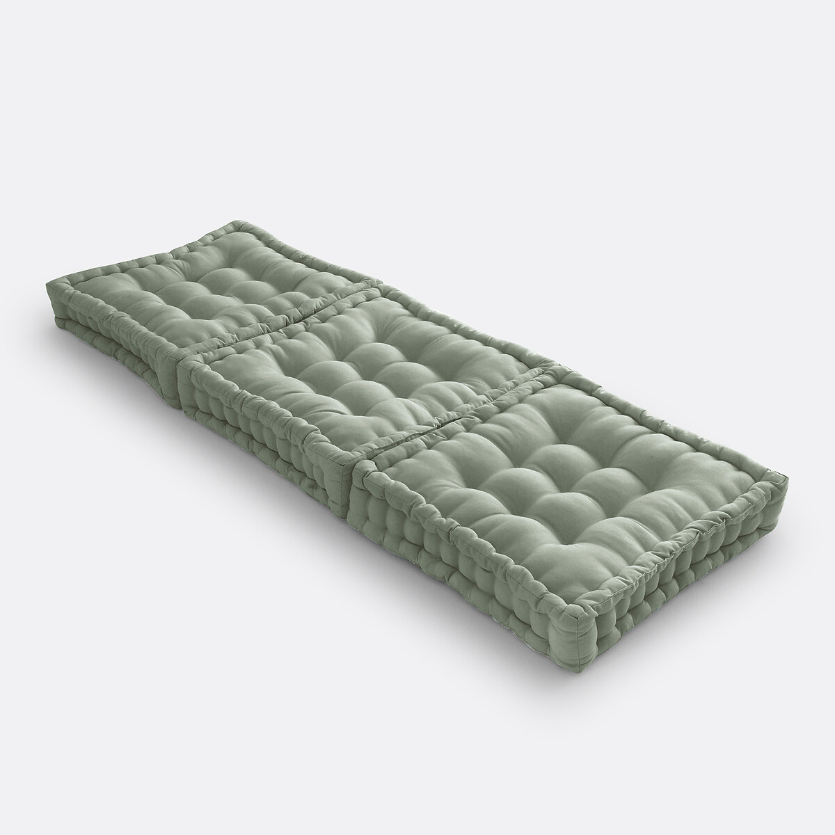 LA REDOUTE INTERIEURS<br>Colchão de chão modular feito de algodão reciclado, Scenario
