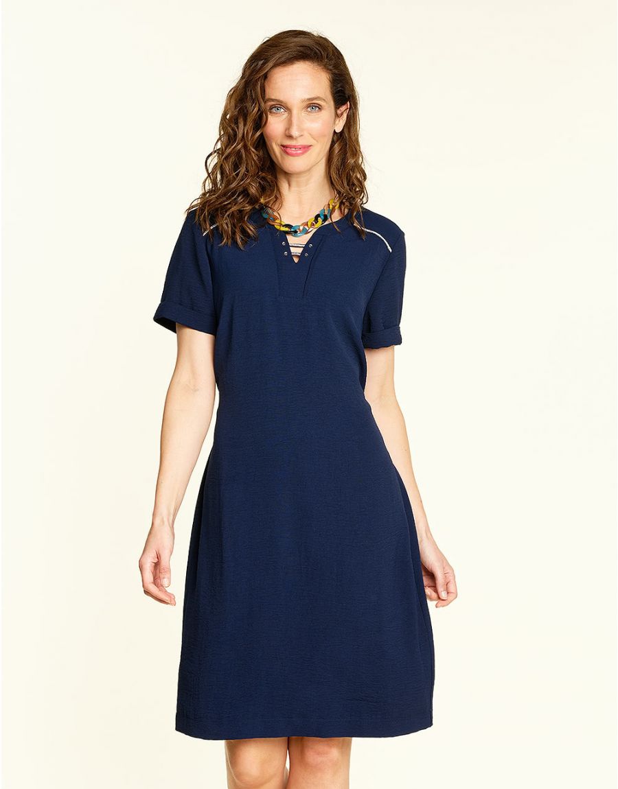 Robe chic bleu marine