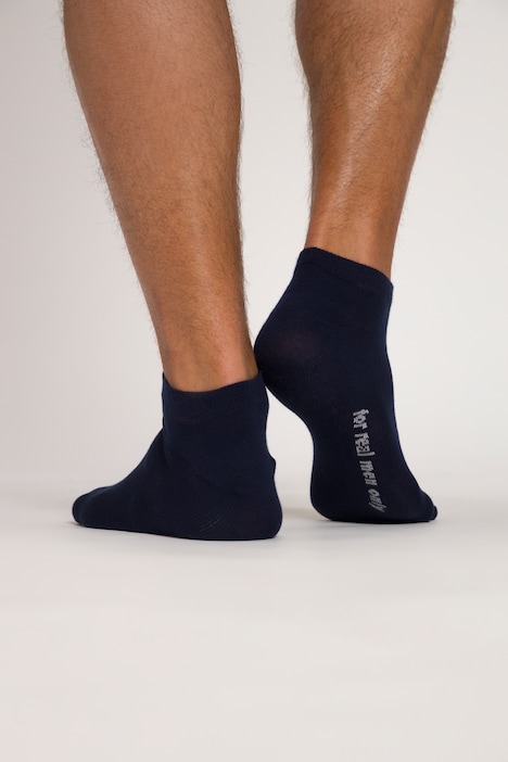 Sneakersocken, 2er Pack, uni