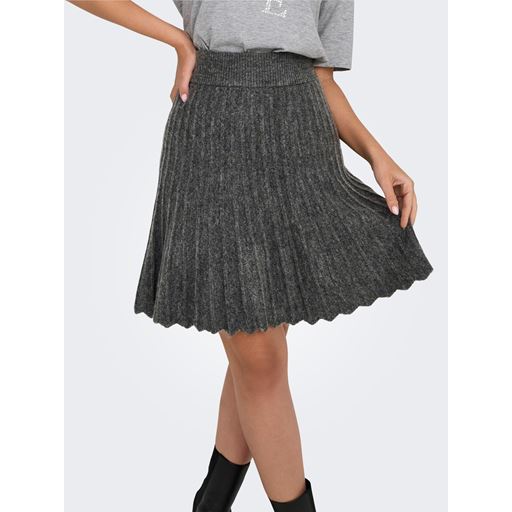 JDY Letty Nederdel, Dark Grey Melange, L