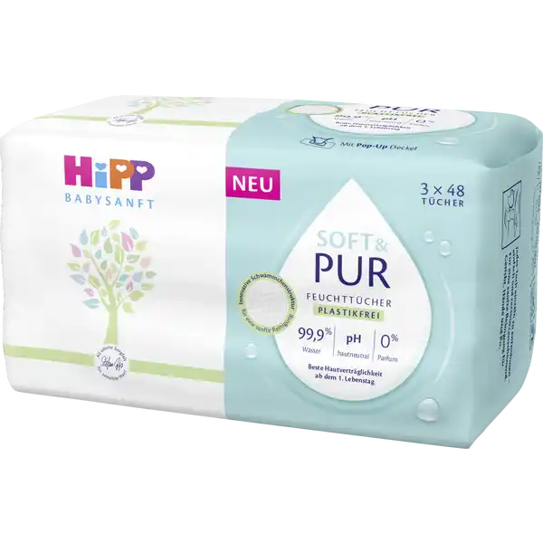 Babysanft Feuchttücher Soft and Pur