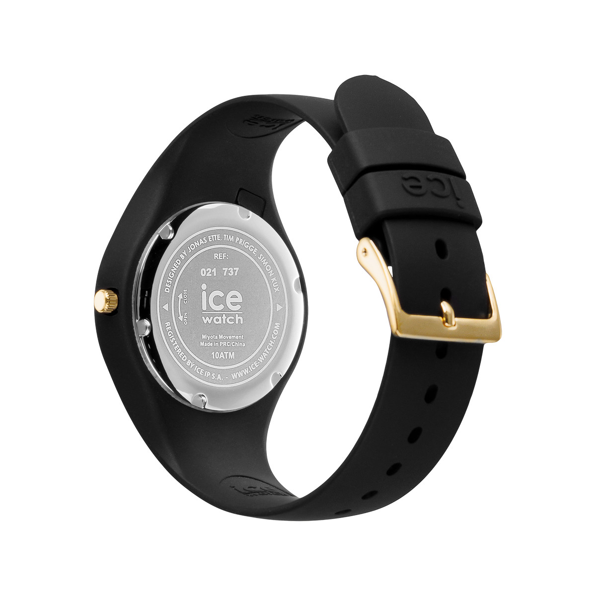 Montre ICE WATCH ice flower femme bracelet silicone noir