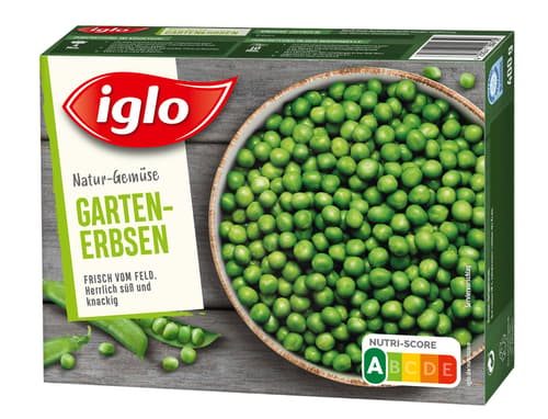 iglo Natur-Gemüse Gartenerbsen