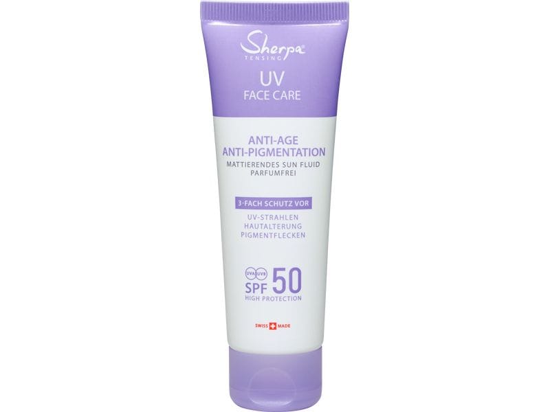 Sherpa Tensing Sonnencreme SPF 50 50 ml Sonnenschutz fürs Gesicht, Hals und Dekolleté