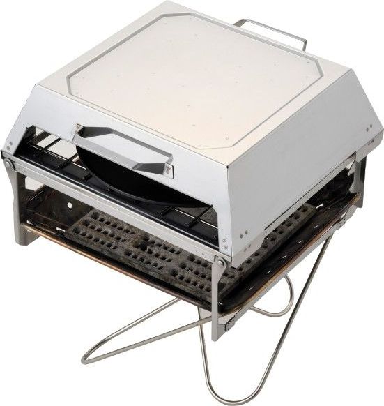 Snow Peak Field Oven Drogebrandstofkookstel (metallic)