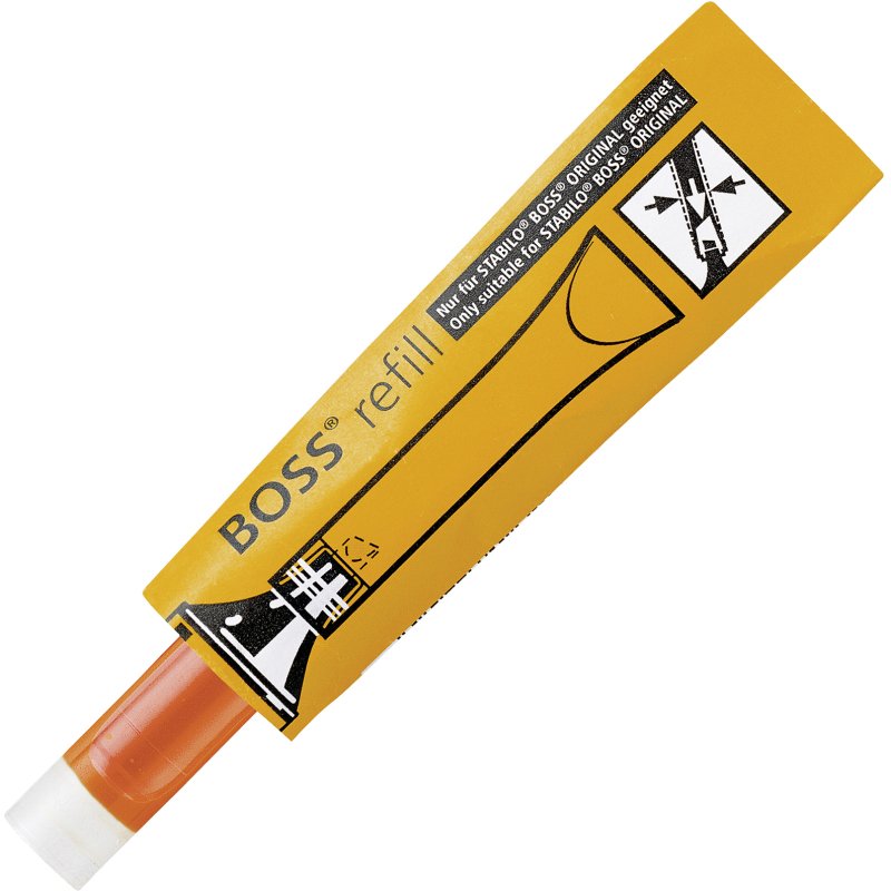 Recharges Stabilo Boss - Boite de 20 couleurs assorties