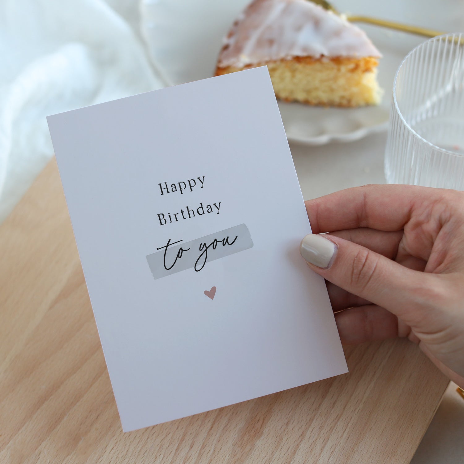 Postkarte „Happy Birthday