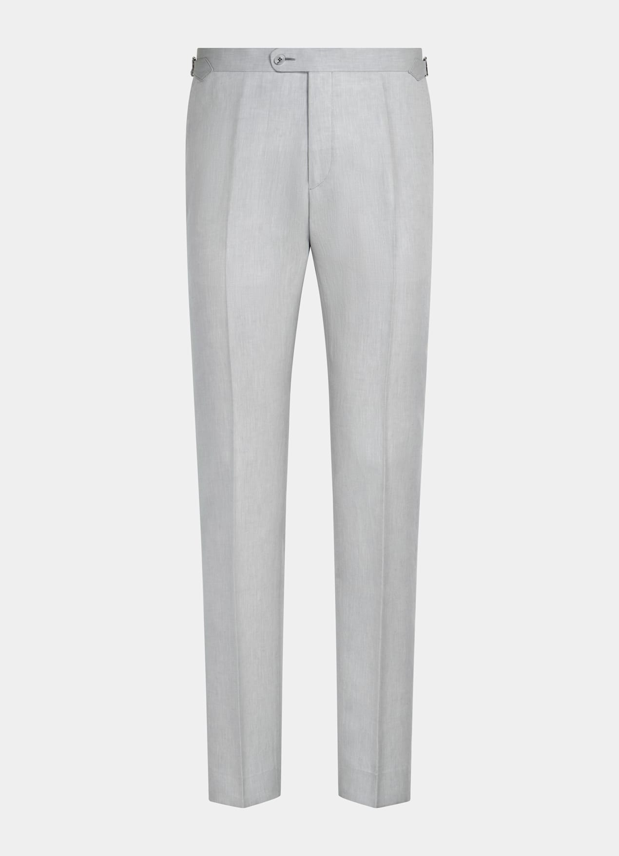 Pantalon Slim Leg Straight gris clair