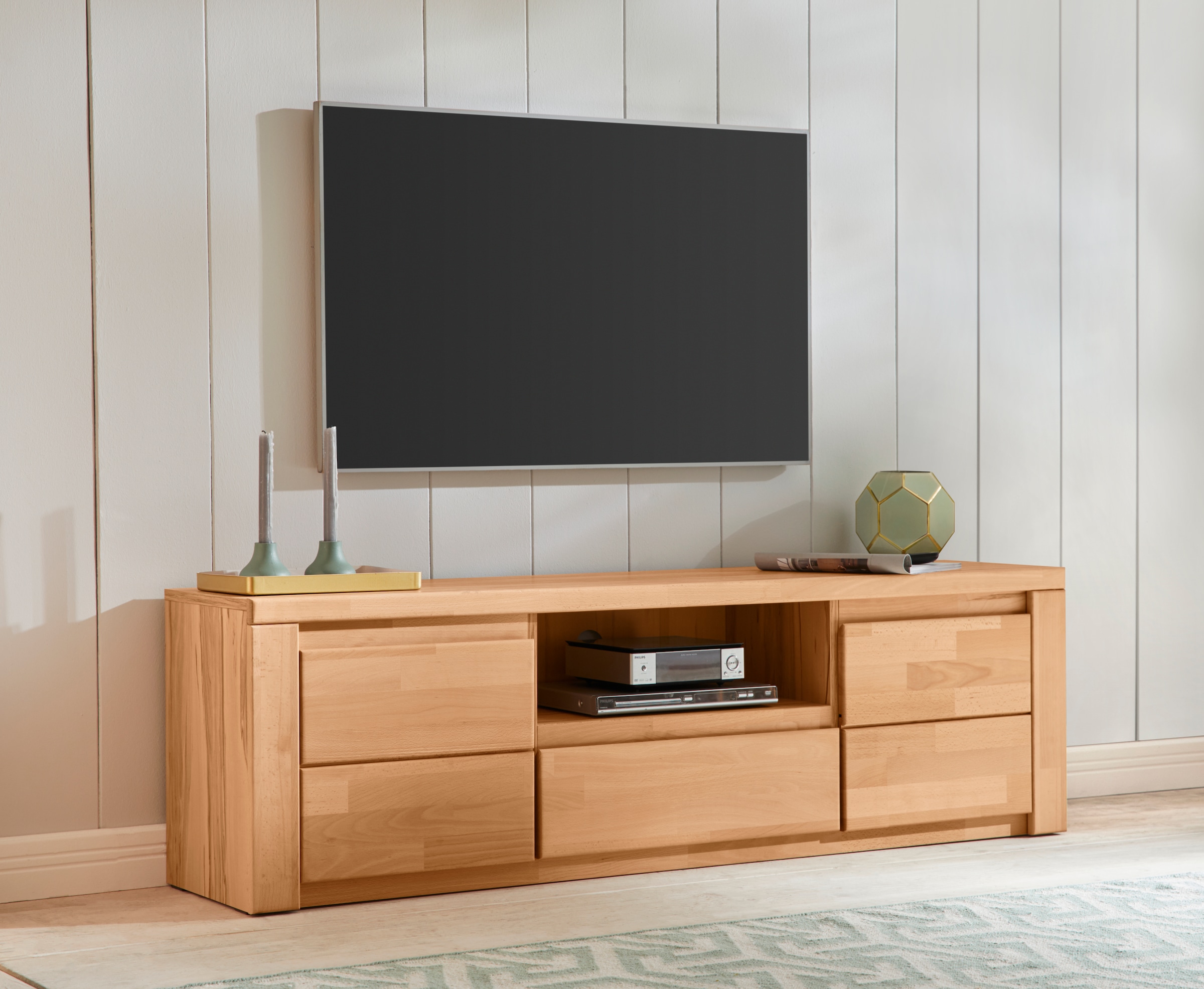 Home affaire Lowboard »Burani« grifflose Optik, Fernsehtisch