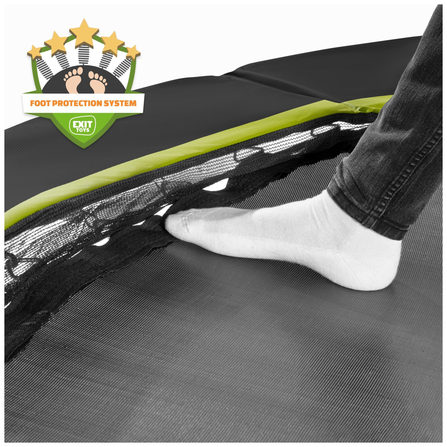 EXIT Silhouette trampoline ø305cm - zwart