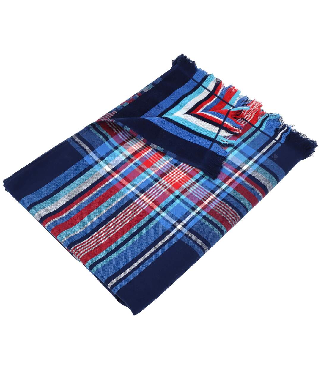 Drap de plage fouta 100x180 cm THEA bleu