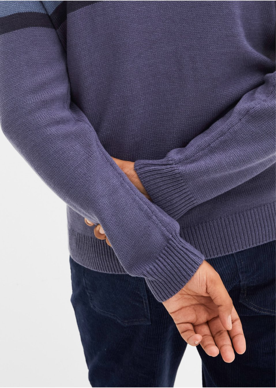 Pull col roulé