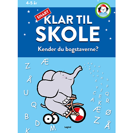 Klar til skole bogstaver