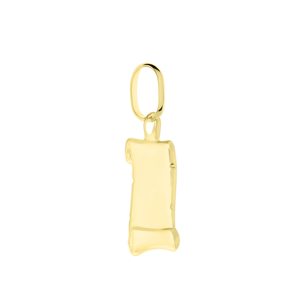 Pendentif Lamie Zodiaque Parchemin Or Jaune