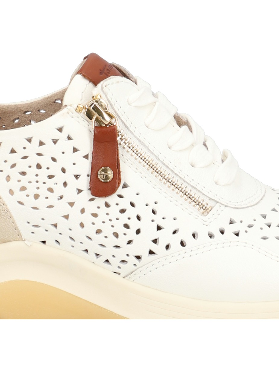 Lederkombination Sneaker