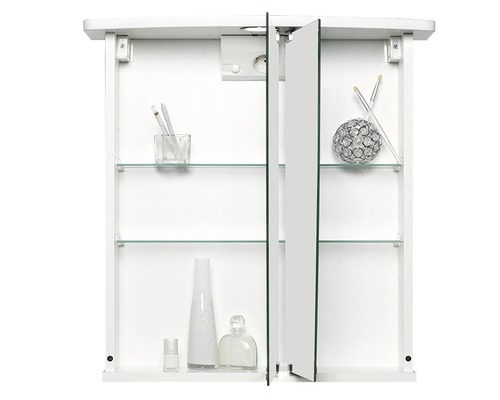 Jokey Numa LED spiegelkast, wit, 58x59,5 cm, IP20