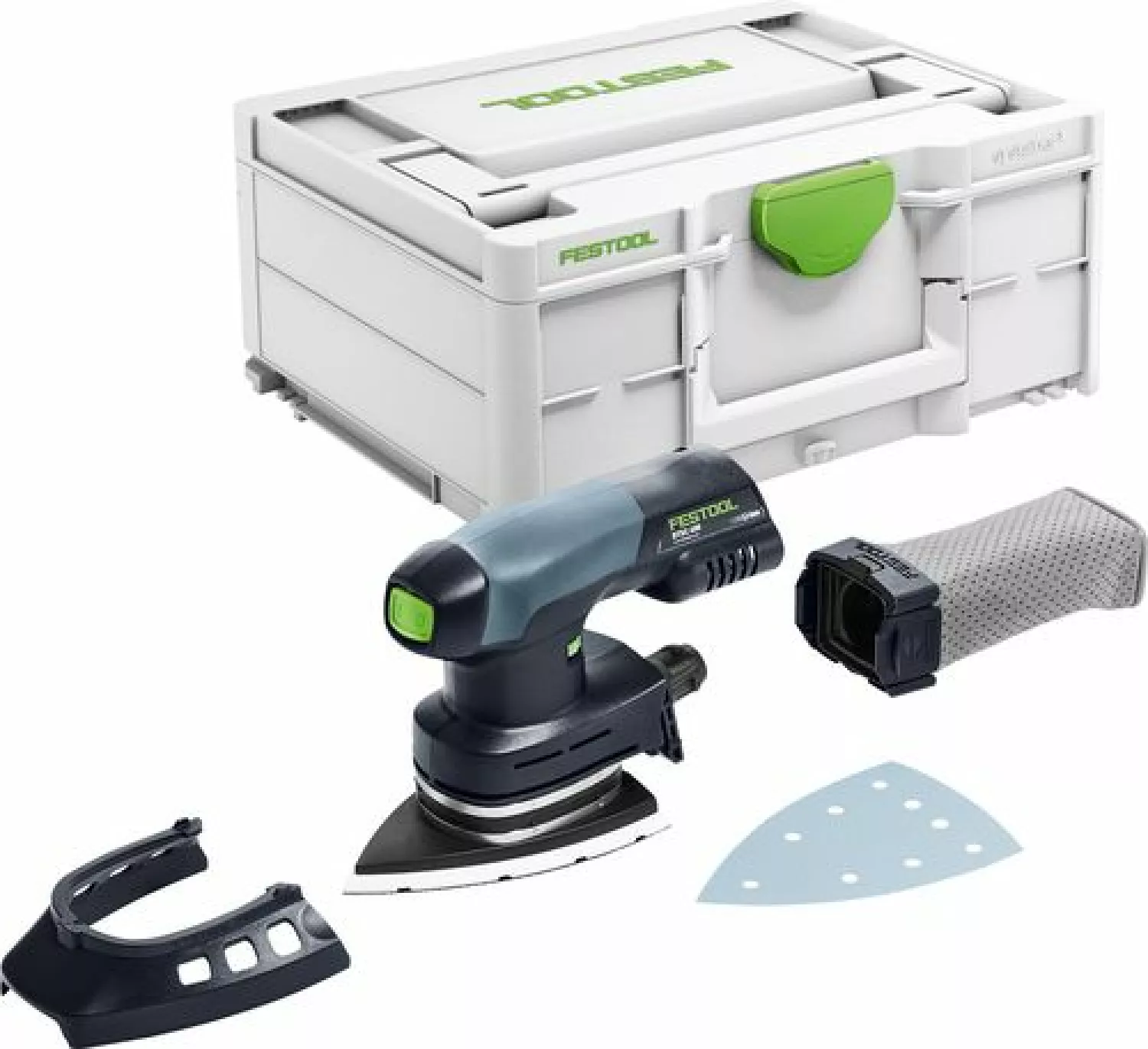 Festool DTSC 400-Basic 18V Li-Ion accu deltaschuurmachine body in systainer - 100x150mm
