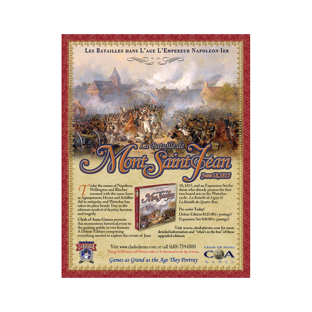 La Bataille de Mont Saint Jean - Expansion Edition