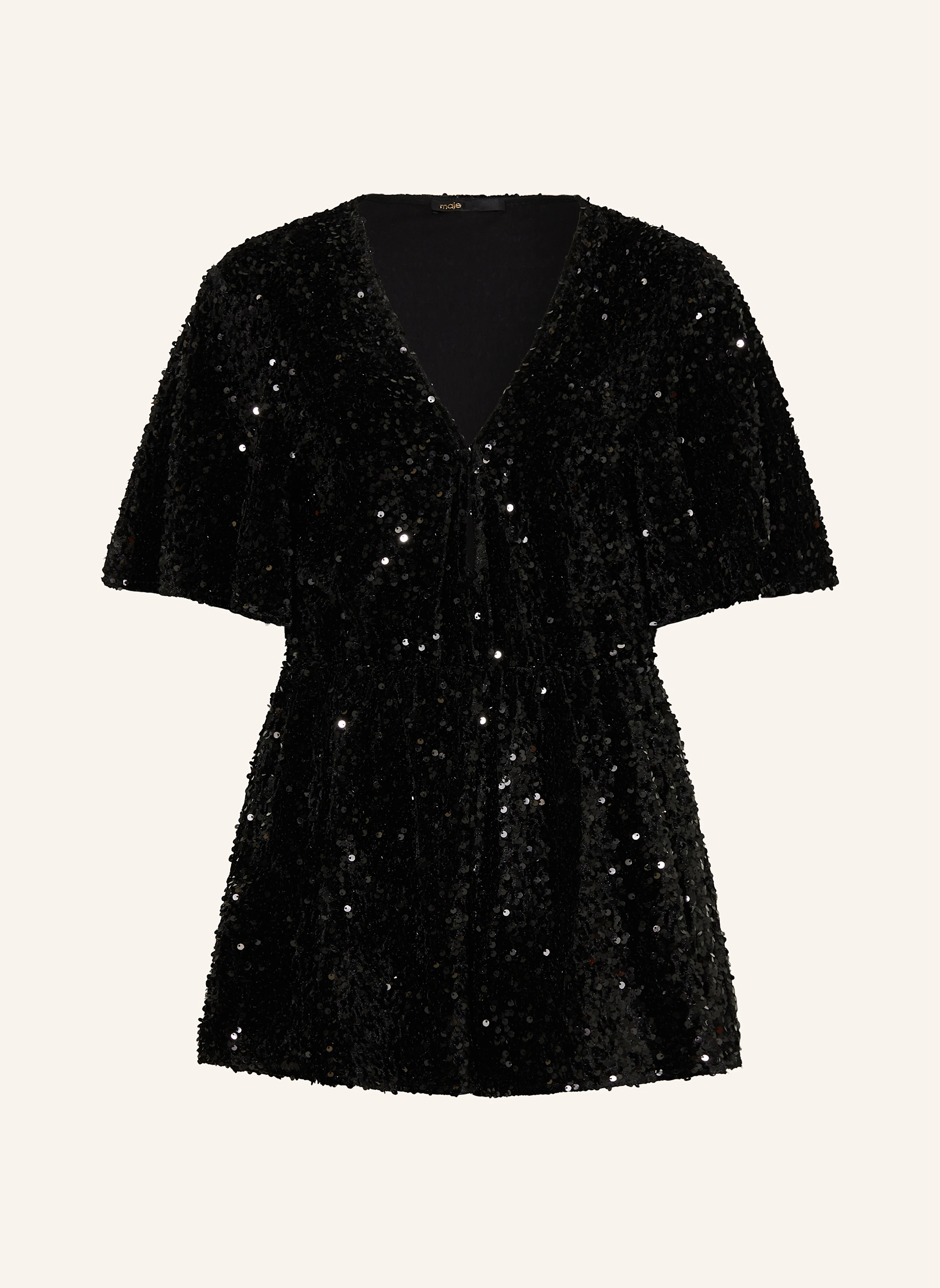 maje Jumpsuit mit Pailletten