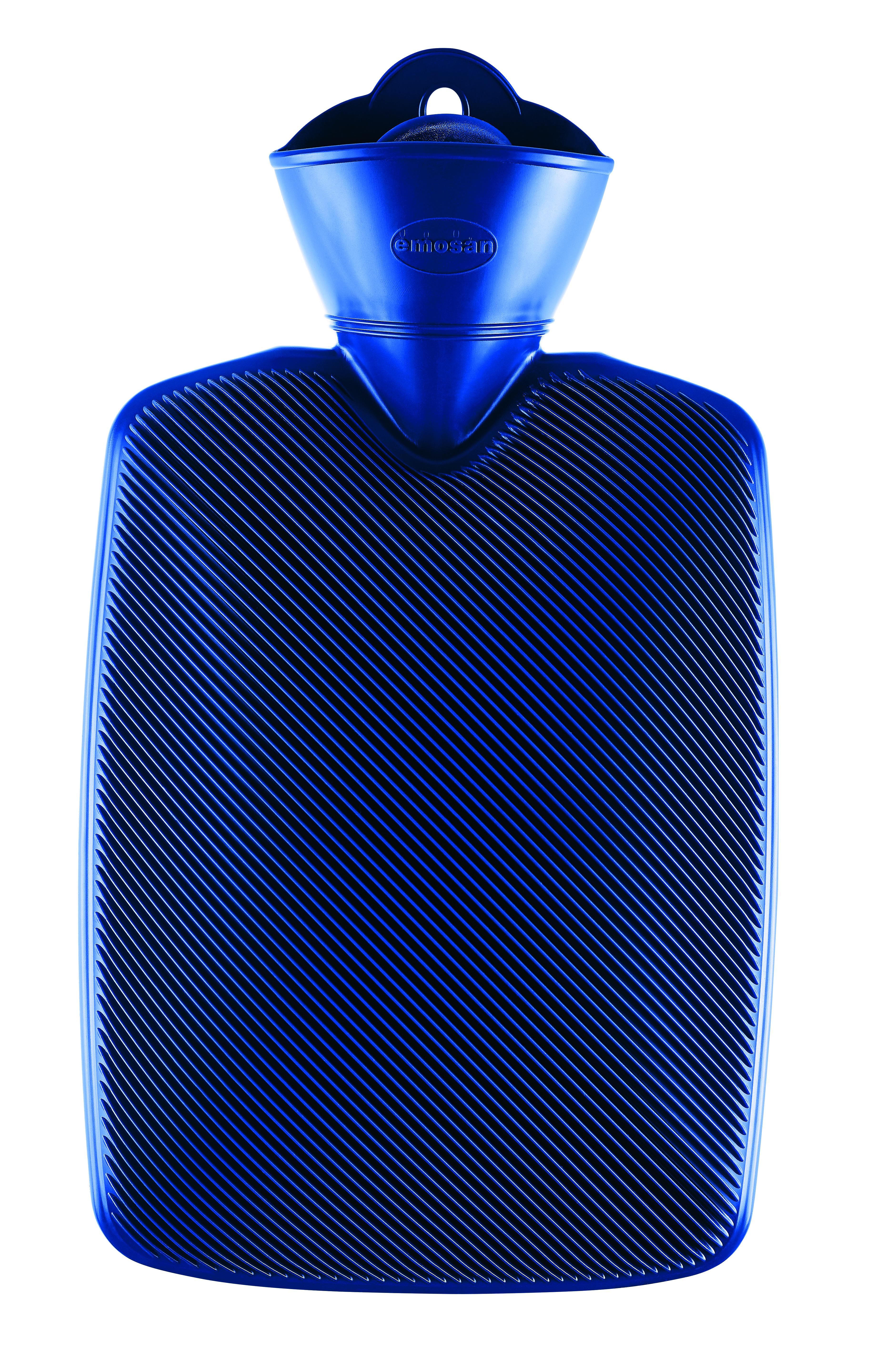 EMOSAN Wärmflasche Halblamelle blau 1 Stk