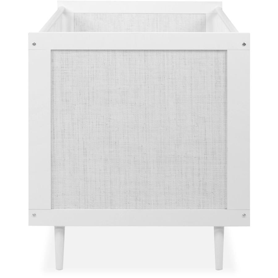 Finori Babybett Tillie, Rafia-Geflecht, Weiß Weiß